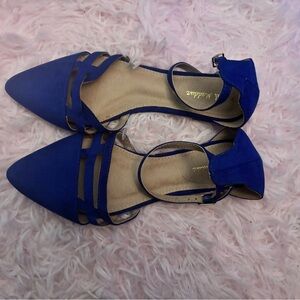 Charlotte Russe Royal Blue Flats